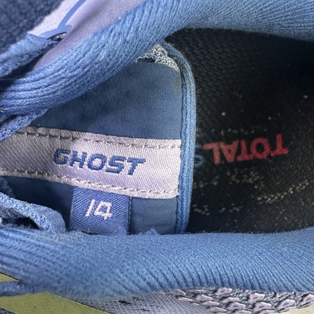 Brooks Ghost 14 Running Shoes Womens 10.5 B Purple Blue Lime 1203561B544 - Picture 7 of 9